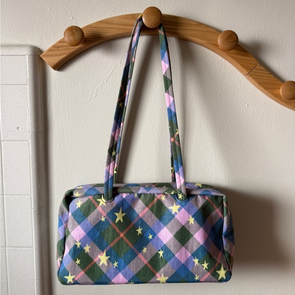 Baggu bowler bag star plaid print - Picture 3 of 8